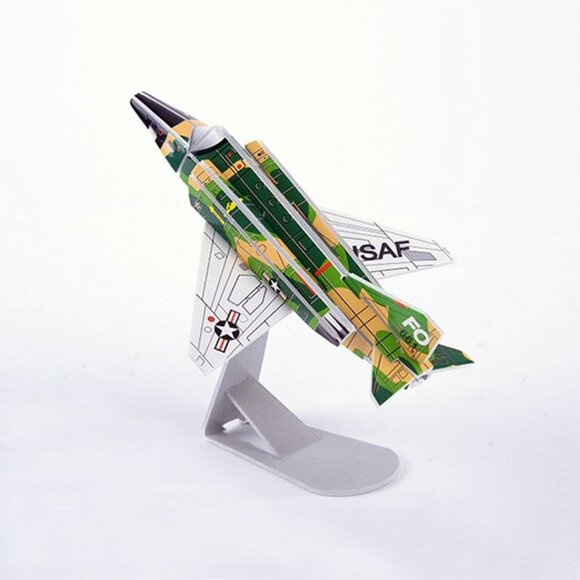 Yujiso Plane Series 3D Puzzle Set 111 Pcs DIY The New World Model Size 44x42x8cm - Picture 5 of 8